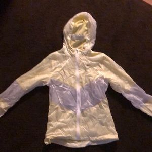 Nike yellow windbreaker jacket